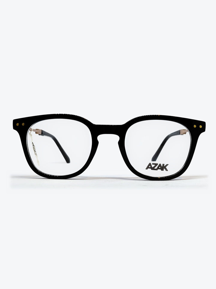 Armação AZAK AZ4032 Redonda Preto e Bronze com Clip-on - foto 2