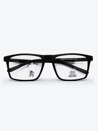 Armação Masculina AZAK ZZ4275 Retangular Preto com Clip-on - foto 2