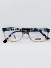 Armação AZAK HR-Z813 Retangular Azul e Caramelo - foto 3