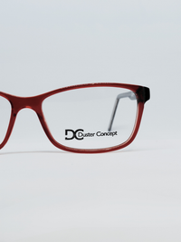 Armação Feminina M537 Retangular Vermelho - foto 4
