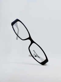 Armação 1012 Retangular Preto e Cinza Transparente - foto 3