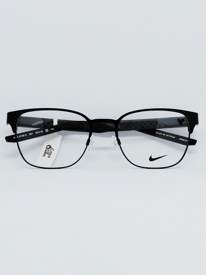Armação Masculina Nike 8156 Retangular Preto e Cinza - foto 1
