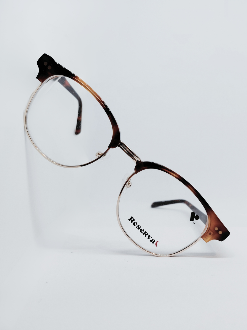 Armação Masculina Reserva RSV2101 Meio Aro (fio de nylon) Tartaruga - foto 3