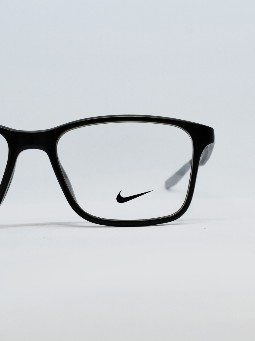 Armação Masculina Nike 7117 Retangular Preto Fosco - foto 4