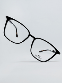 Armação Lacoste L2984 Quadrada Preto e Tartaruga - foto 4