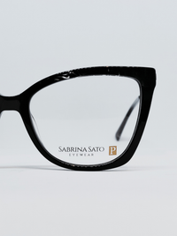 Armação Feminina Sabrina Sato SS610 Gatinho Preto - foto 4