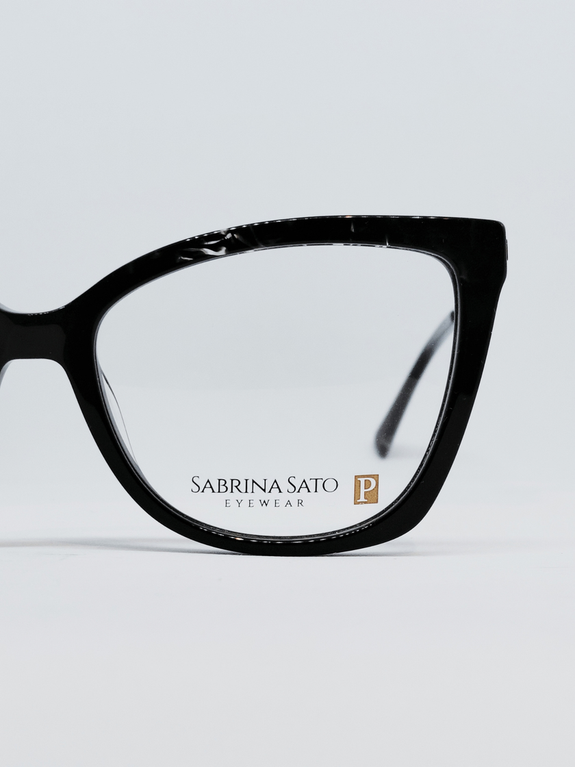 Armação Feminina Sabrina Sato SS610 Gatinho Preto - foto 4