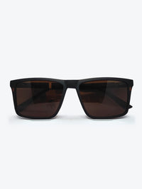 Armação Masculina PZ8266-2 Retangular Marrom com Clip-on - foto 3