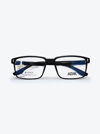 Armação Masculina AZAK PZ2289 Retangular Preto com Clip-on - foto 3