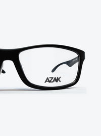 Armação Masculina AZAK H0690 Retangular Preto - foto 3
