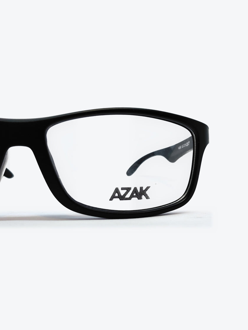Armação Masculina AZAK H0690 Retangular Preto - foto 3