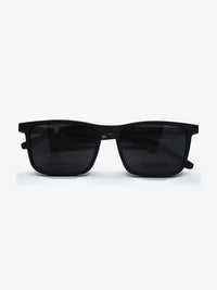 Armação Masculina AZAK W2663 Retangular Preto e Azul com Clip-on - foto 3