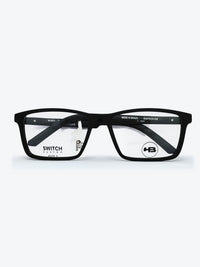 Armação Masculina HB M.0531 Retangular Preto com Clip-on - foto 3