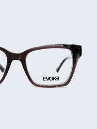 Armação Feminina Evoke DX189 Gatinho Roxo Translúcido - foto 4
