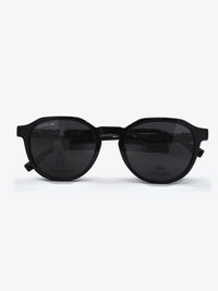 Armação Masculina Lacoste L4008 Geométrica ou Sextavada Preto com Clip-on - foto 3