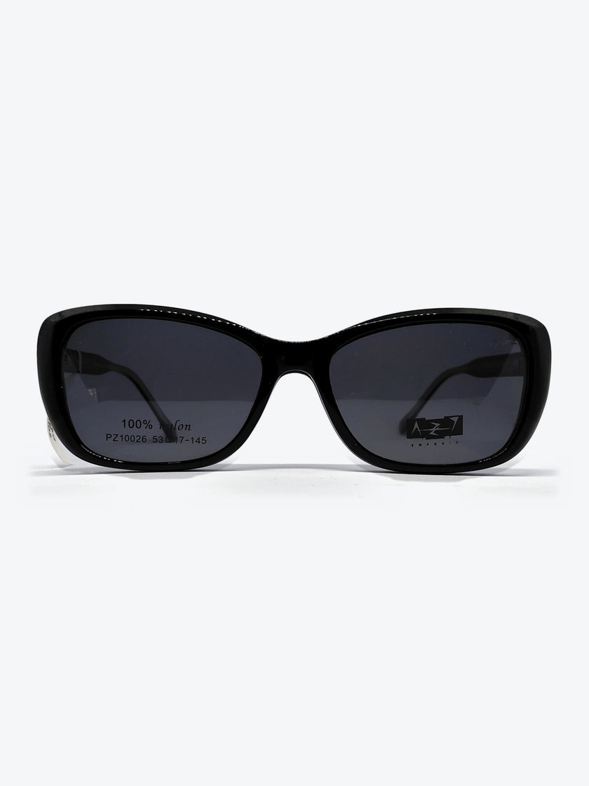 Armação Feminina AZAK PZ10026 Oval Preto com Clip-on - foto 3