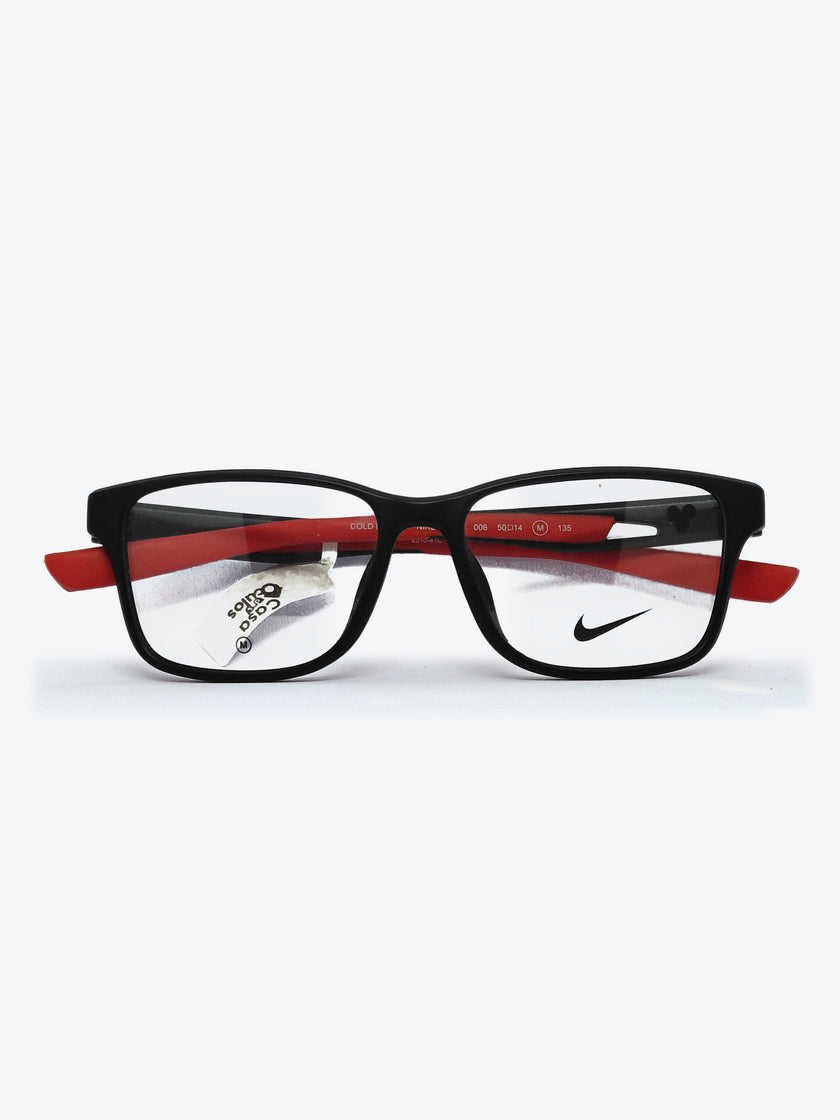 Armação Infantil Nike 5038 Quadrado Preto e Vermelho - foto 4