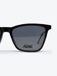 Armação Feminina AZAK 5019 Gatinho Preto e Dourado com Clip-on - foto 4