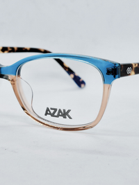 Armação AZAK HR-Z813 Retangular Azul e Caramelo - foto 4