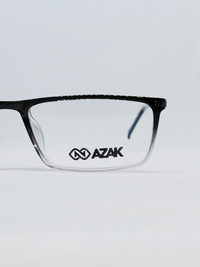 Armação AZAK HS-T3079 Retangular Degradê Preto e Cristal - foto 4