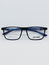 Armação Masculina AZAK H008 Retangular Azul Marinho - foto 3