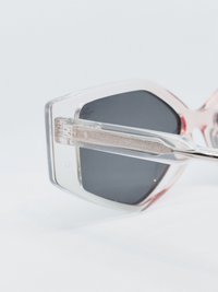 Óculos de Sol AZAK HA2325 Geométrica Rosa e Cristal - foto 5