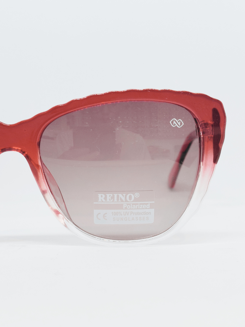 Óculos de Sol AZAK TP7410 Gatinho Vermelho Degradê - foto 4