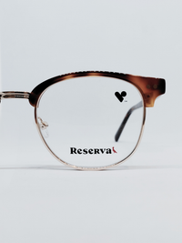 Armação Masculina Reserva RSV2101 Meio Aro (fio de nylon) Tartaruga - foto 4