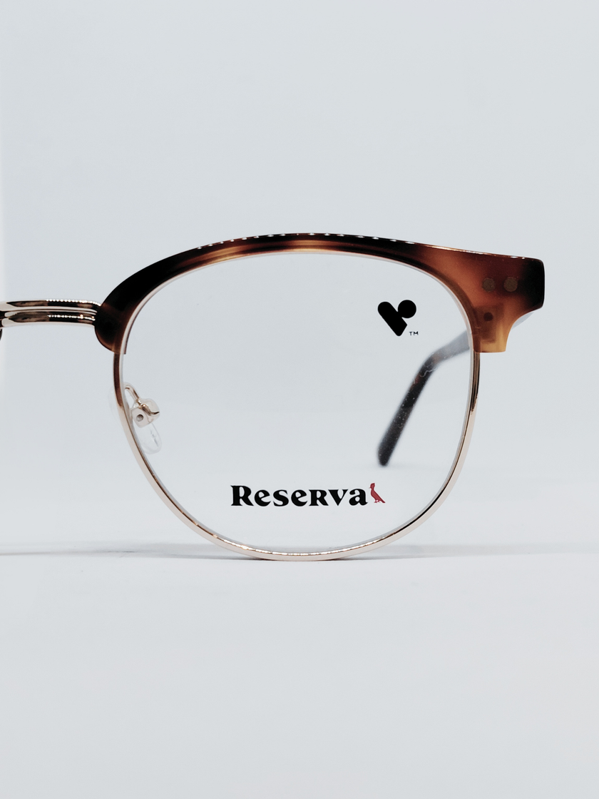 Armação Masculina Reserva RSV2101 Meio Aro (fio de nylon) Tartaruga - foto 4