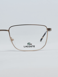 Armação Lacoste L2277 Retangular Prata e Tartaruga - foto 4