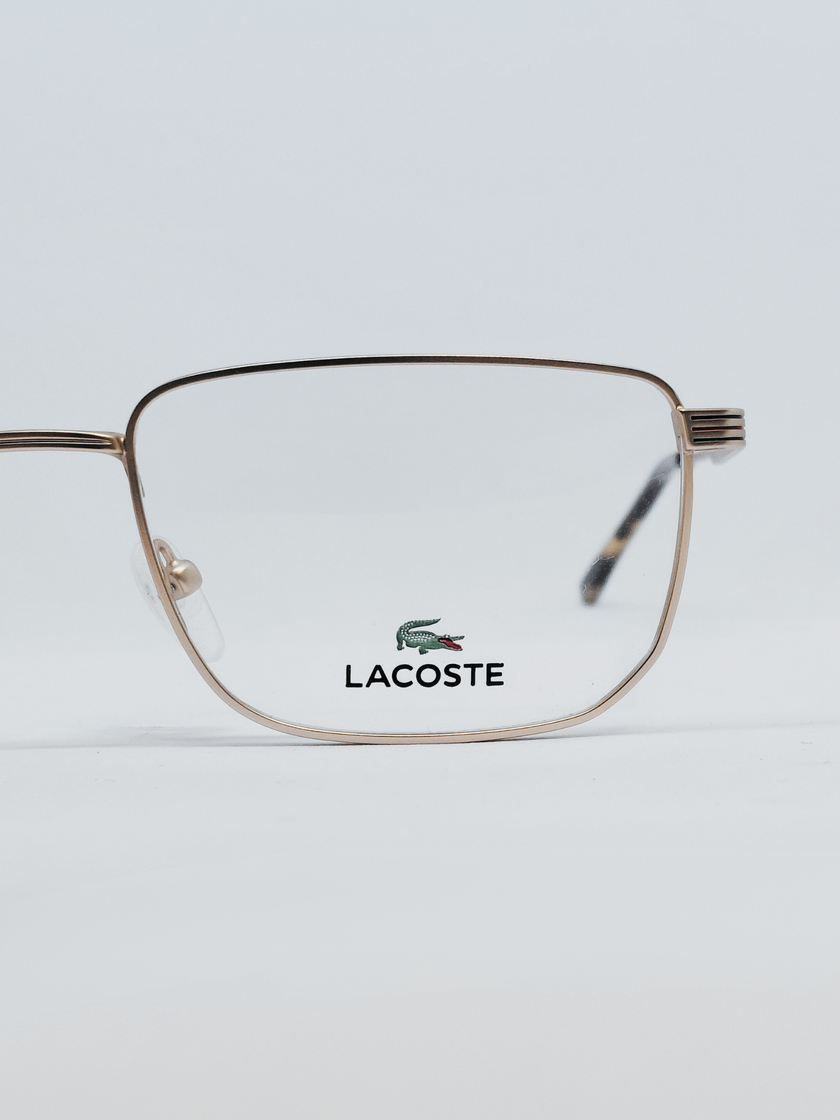 Armação Lacoste L2277 Retangular Prata e Tartaruga - foto 4