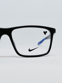 Armação Masculina Nike 7116 Retangular Preto e Azul - foto 5