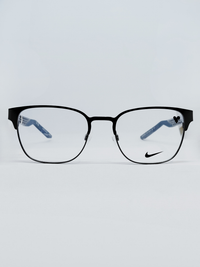 Armação Masculina Nike 8156 N Retangular Preto e Azul - foto 5