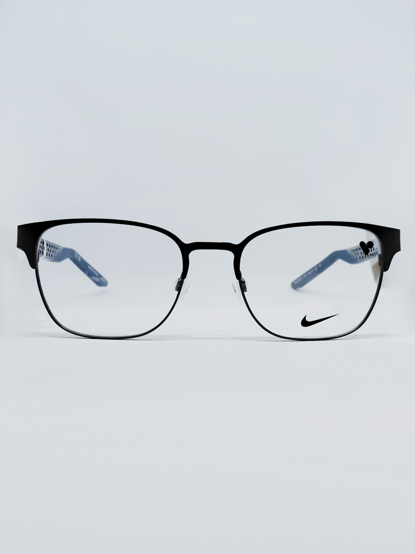 Armação Masculina Nike 8156 N Retangular Preto e Azul - foto 5