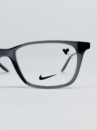 Armação Nike 7048 Retangular Cinza Translúcido - foto 5