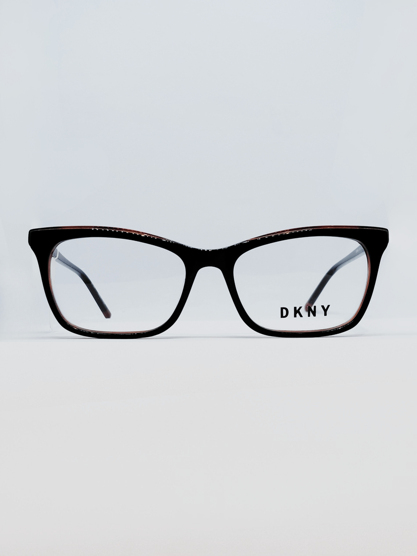 Armação Feminina DKNY DK5046 Gatinho Preto e Marrom Translúcido - foto 1