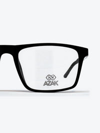 Armação Masculina AZAK ZZ4275 Retangular Preto com Clip-on - foto 4