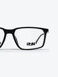 Armação Masculina AZAK ZZ4260 C2 Retangular Preto e Cinza com Clip-on - foto 4