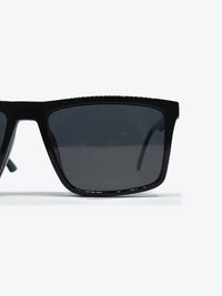 Armação Masculina PZ8266 2 Retangular Preto com Clip-on - foto 4