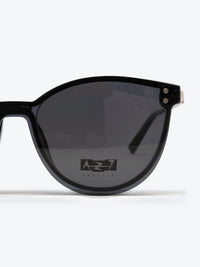 Armação Feminina AZAK PZ10028 Oval Preto e Dourado com Clip-on - foto 4
