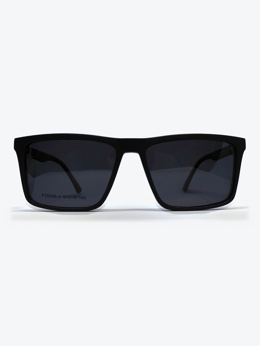 Armação Masculina PZ8266 Retangular Azul com Clip-on - foto 4