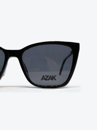 Armação Feminina AZAK HR-TA508 Gatinho Preto com Clip-on - foto 4