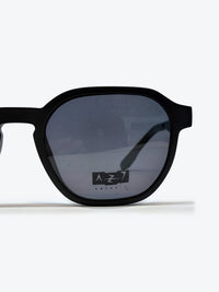 Armação Masculina AZAK PZ2291 Geométrica ou Sextavada Preto com Clip-on - foto 4