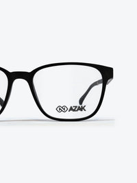 Armação Masculina AZAK T621 C2M Retangular Preto e Cinza com Clip-on - foto 4