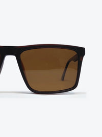 Armação Masculina PZ8266-2 Retangular Marrom com Clip-on - foto 4