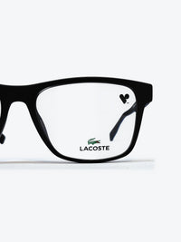 Armação Masculina Lacoste L2707 Retangular Preto, Azul e Cinza com Clip-on - foto 4