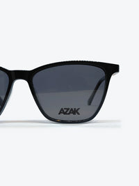 Armação Feminina AZAK 3013 Gatinho Azul e Dourado com Clip-on - foto 4