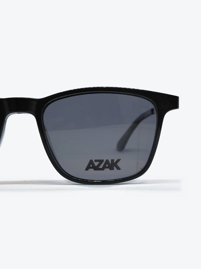 Armação Feminina AZAK 3014 Gatinho Azul e Dourado com Clip-on - foto 4