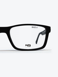 Armação Masculina HB M.0428 Retangular Preto com Clip-on - foto 4