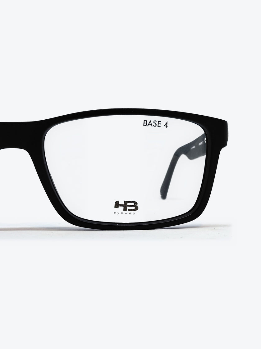 Armação Masculina HB M.0428 Retangular Preto com Clip-on - foto 4